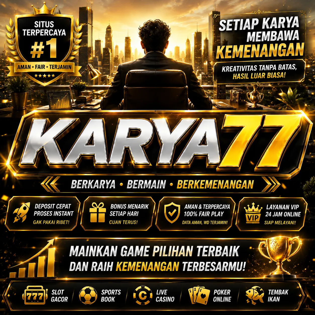 Karya77Banner